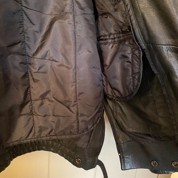 Appalachian Leatherworks Genuine Black Leather Jacket - Picture 6 of 10